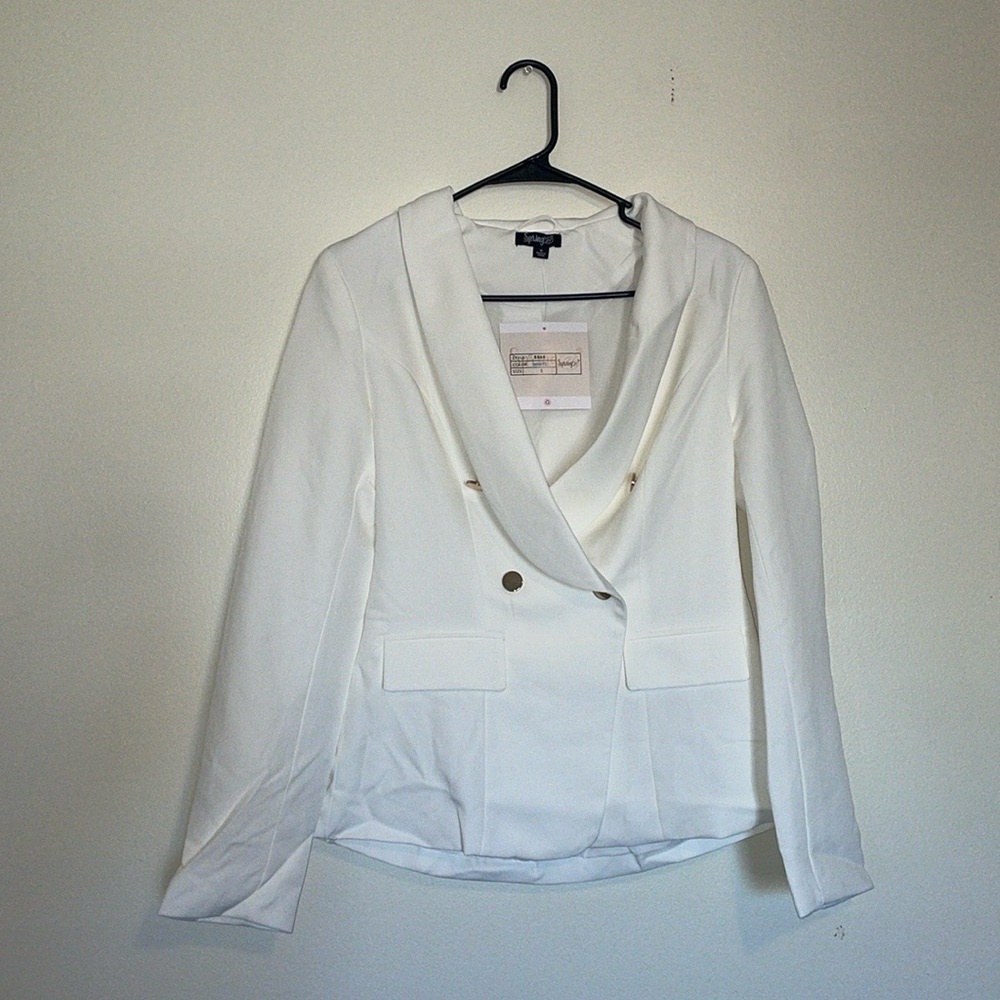 Lussoire | X Spring White Blazer